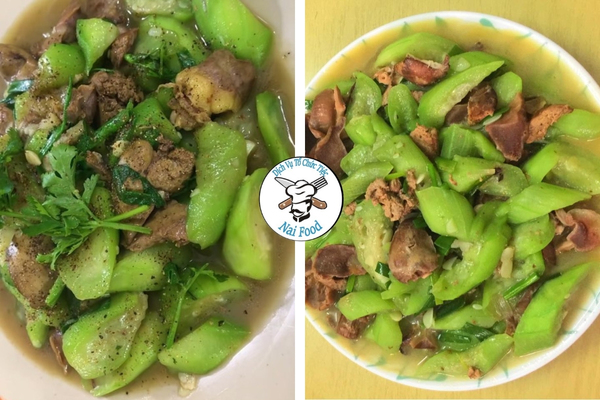 L&ograve;ng g&agrave; x&agrave;o mướp