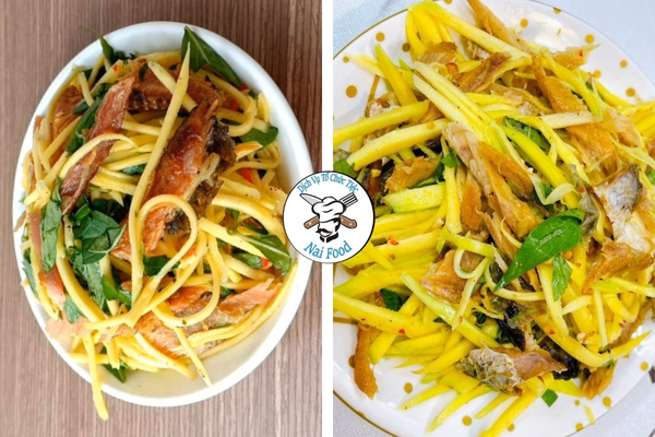 Gỏi xo&agrave;i kh&ocirc; c&aacute; sặc