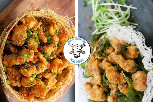 Sụn g&agrave; rang muối