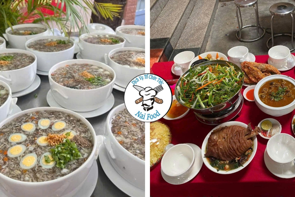 Thực đơn tiệc b&agrave;n