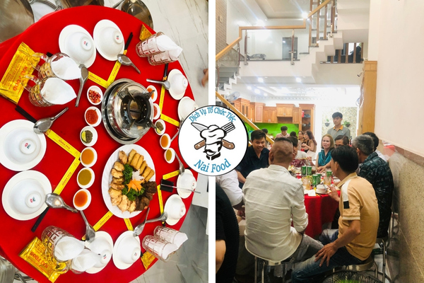 Bữa tiệc li&ecirc;n hoan tại nh&agrave; ở quận G&ograve; Vấp