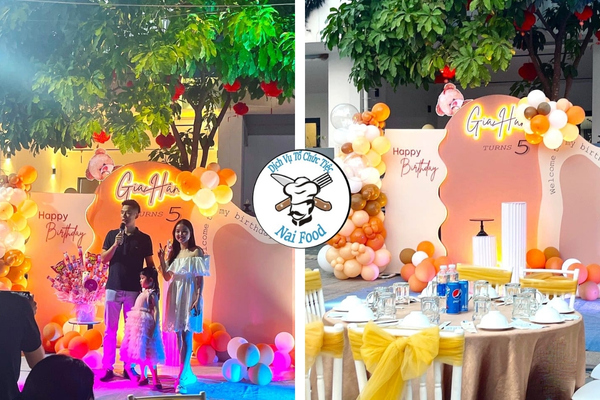 Địa điểm tổ chức sinh nhật tại nh&agrave; Naifood