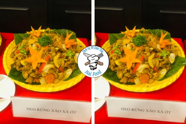 Heo rừng x&agrave;o xả ớt