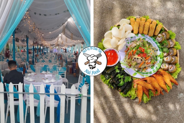 Quy tr&igrave;nh đặt nấu đ&aacute;m cưới tại Cần Giuộc của Naifood