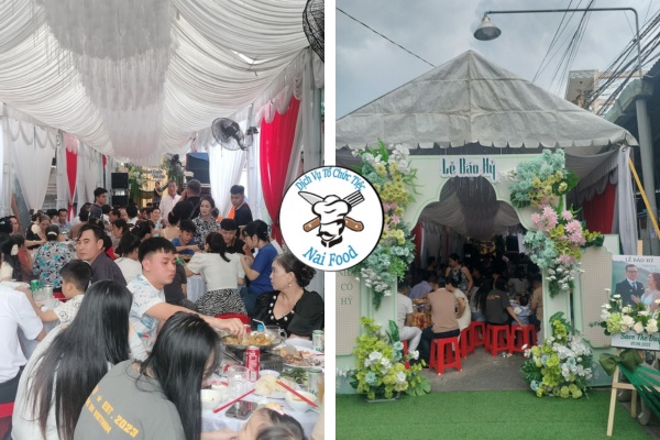 Giới thiệu dịch vụ tổ chức tiệc b&agrave;o hỷ trọn g&oacute;i của Naifood