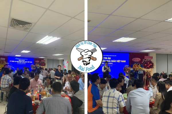 Quy tr&igrave;nh nhận tiệc ng&agrave;y 20/11 của Naifood.