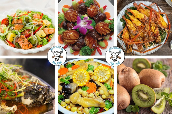 Thực đơn đãi tiệc cao cấp