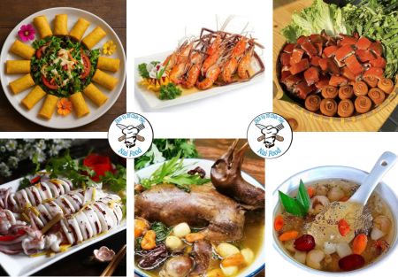 Thực đơn tiệc cao cấp