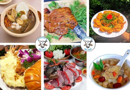 Thực đơn tiệc cao cấp