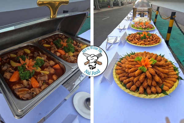 Thực đơn buffet&nbsp;đ&atilde;i tiệc cho c&ocirc;ng ty.