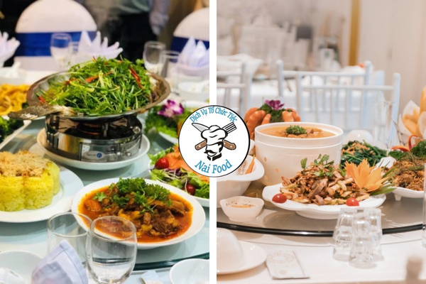 Thực đơn tiệc b&agrave;n truyền thống.