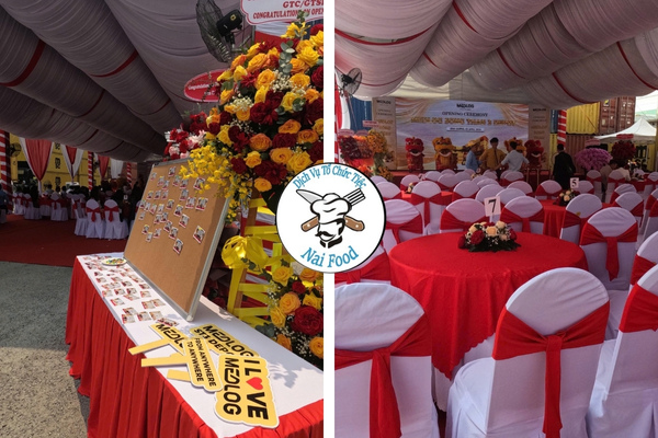 Quy tr&igrave;nh nhận tổ chức tiệc c&ocirc;ng ty tại Naifood.