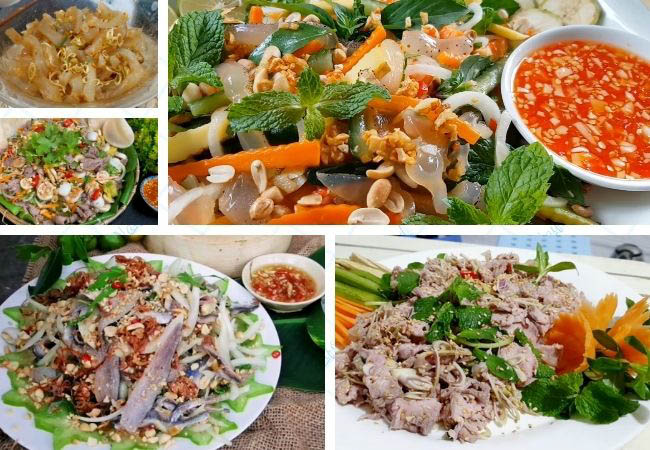 C&aacute;c m&oacute;n gỏi ngon đ&atilde;i tiệc