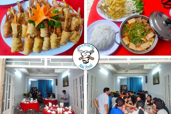 Naifood tổ chức tiệc chay tại nhà ở quận 7 Tp.HCM