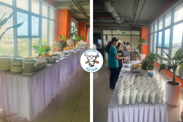 Tiệc buffet trọn gói ở đại học Kinh Tế